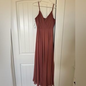 Lulu’s All About Love Dusty Rose Maxi Dress